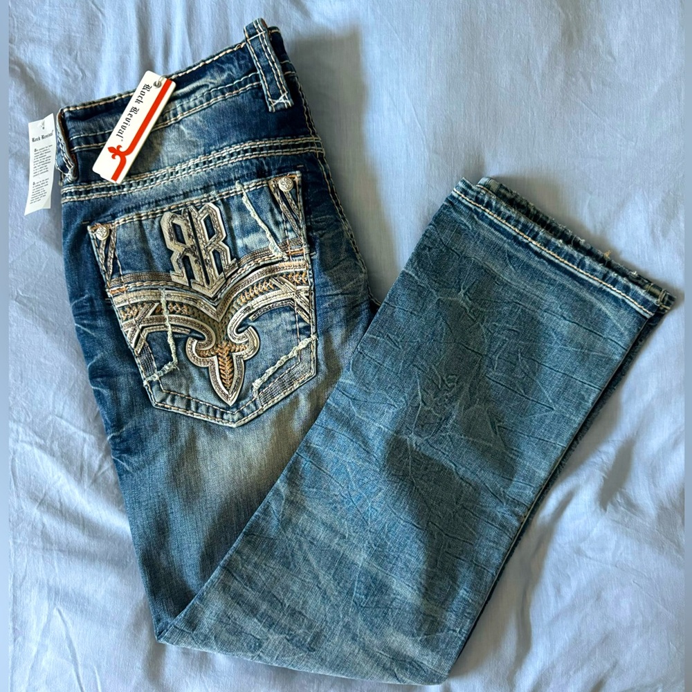 🆕 ROCK REVIVAL JEANS